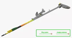 Refueling Boom Extended-Rigged 3D model