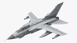 Royal Air Force Tornado GR4 Jet in Flight 3D model