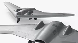 RQ170 Sentinel Stealth Recon UAV Camo 3D model