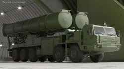 Russian S-500 Prometheus SAM Launcher Rigged for Cinema 4D 3D model