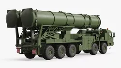 Russian S-500 Prometheus SAM Launcher Simplified 3D model