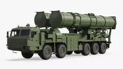 Russian S-500 Prometheus SAM Launcher Simplified 3D model