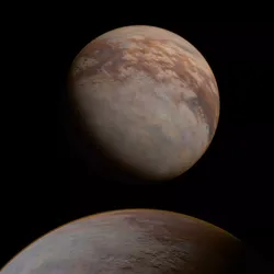 Saturn Moon Titan Volumetric Atmosphere For Blender 3D model