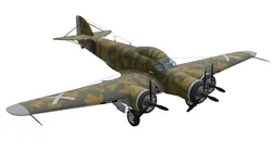 Savoia-Marchetti SM79 Sparviero Low-poly 3D model