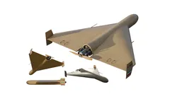 Shahed-136 Iranian loitering munition unmanned aerial vehicle  3D model