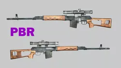 Sniper Denel 10NTW-20 Low-Poly 3D Model Low-poly 3D model