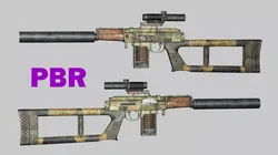Sniper Denel 11NTW-20 Low-Poly 3D Model Low-poly 3D model