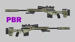 Sniper Denel 9NTW-20 Low-Poly 3D Model Low-poly 3D model
