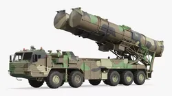 Strategic Long Range Air Defense Transporter Rigged for Maya 3D model