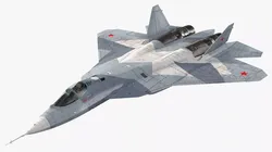 Sukhoi SU 57 Jet Flight 3D model