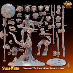Swapmini 72-  Cinder Paw- Female tabaxi