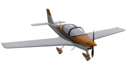 Tecnam P2002 Sierra Low-poly 3D model