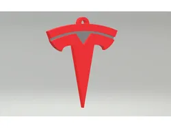 Tesla Motors Keychain