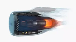 Turbofan Jet Engine with Airflow VDB Animated For Blender 3D model