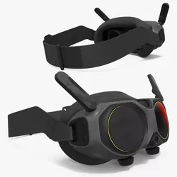 UAV Pilot Vision Goggles Black 3D model