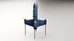 Ukrainian Bagnet VTOL Kamikaze Drone - Loitering Munition PBR Low-poly 3D model