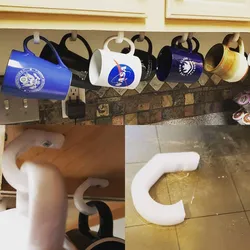 Under Cabinet Coffee Cup Hook Hangers