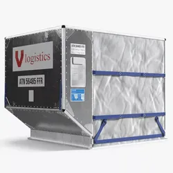 Vlogistics Aviation LD3 Aluminium Cargo Container 3D model