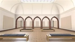 VR Traditional Art Gallery Stage Hall 09