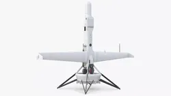 VTOL Tail Sitter UAV White 3D model