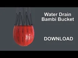 Water Drain Unit Bambi Bucket --115-- Low-poly 3D model