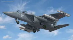 Yakovlev Yak-130 Aermacchi M-346 Military Jet 3D model