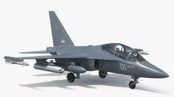Yakovlev Yak-130 Aermacchi M-346 Simplified 3D model