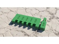3D Printer Clearance Gauge