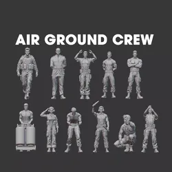 AIR GROUND CREW FIGURE DIORMA COLLECTION 3D print model