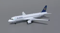 Airbus A320 Air Astana  3D model