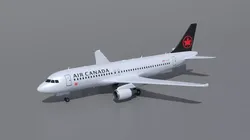 Airbus A320 Air Canada 3D model