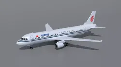 Airbus A320 Air China  3D model