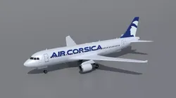 Airbus A320 Air Corsica 3D model
