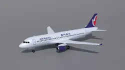 Airbus A320 Air Macau 3D model