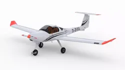 Aircraft Diamond DA20 D-EVSL Low-poly 3D model