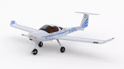 Aircraft Diamond DA20 EFGJ Low-poly 3D model