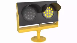 Airport Runway Guard Light Aviation Warning Lamp Low-poly 3D model