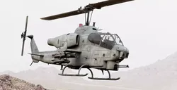 Bell AH-1W Super Cobra twin-engined attack helicopter 3D model