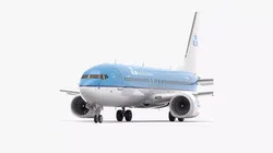 Boeing 737-800 MAX KLM Airlines 3D model