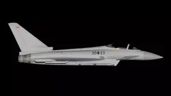 Eurofighter Typhoon - German Air Force Livery Low-poly 3D model