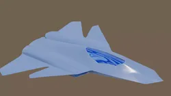 FA xx 6th  Generation Stealth Fighter  Low-poly 3D model