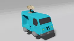 Flower Truck 3D model