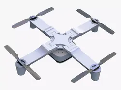Foldable Quadcopter Drone M1 3D model