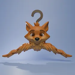 FURRY CLOTHES HANGER / FURRY PERCHA