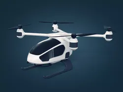 Generic Drone - Flying Taxi  Low-poly 3D model