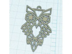 Geometric Owl - Chouette Géométrique