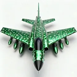 Gift-Wrapped Bomber Jet 3D Model Low-poly 3D model