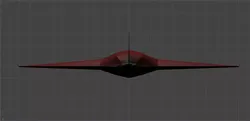 HADID 110 kamikaze drone Low-poly 3D model