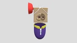 Larry-Boy's Makeshift Costume