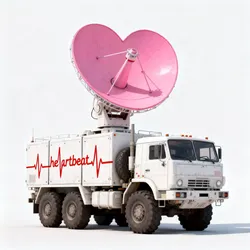 Love Scanner Radar Truck 3D Model Low-poly 3D model